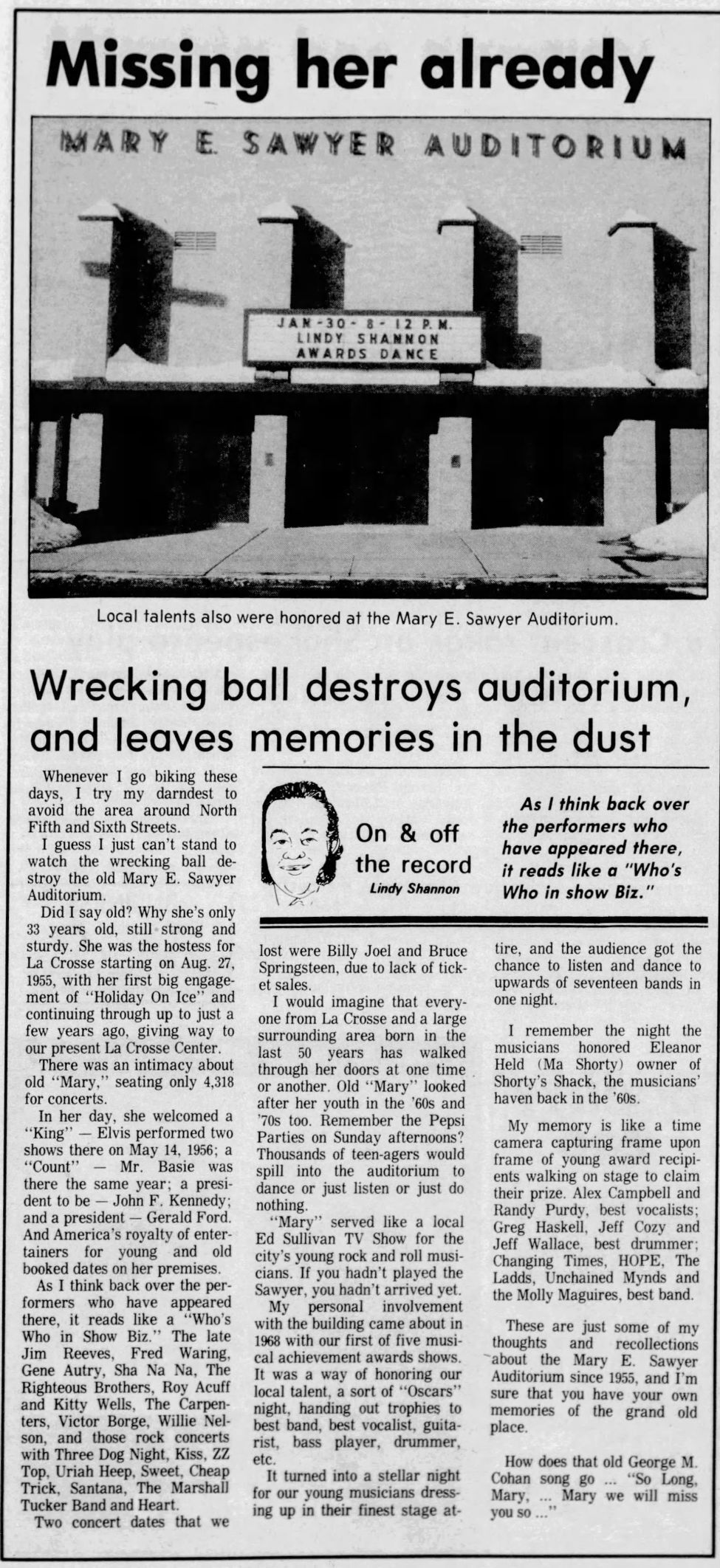 1988: Remembering the Mary E.